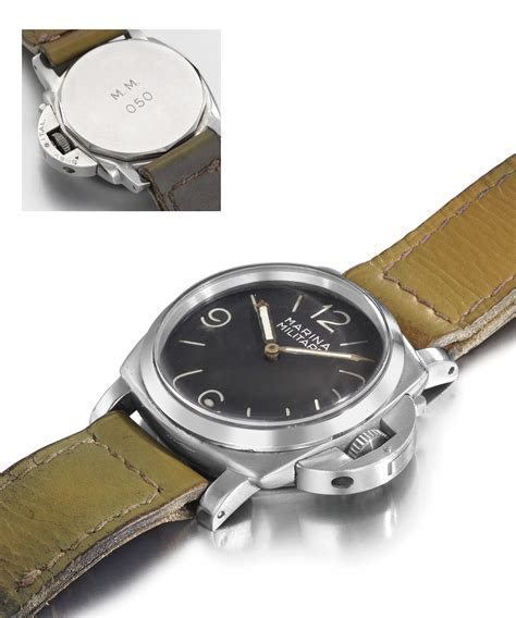 Rolex made for Panerai. A very rare and attractive stainless steel 